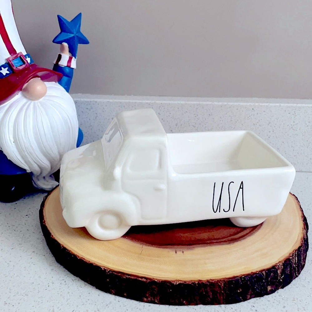 🛻 RAE DUNN USA AMERICA PATRIOTIC MODERN FARMHOUSE DISPLAY DECOR TRUCK